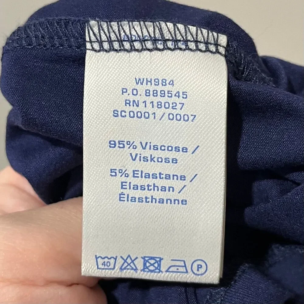 Boden Navy Blue Jersey Maxi Dress size 6 - Picture 6 of 6